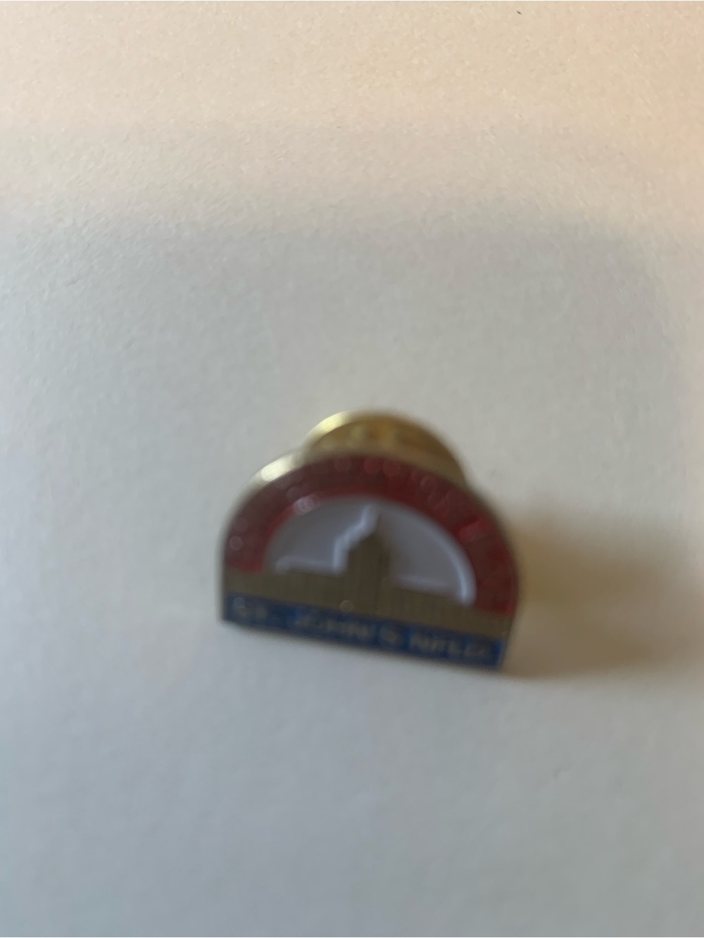 Branded Enamel Pin - Red, White & Blue Home Accents Lapel Pin